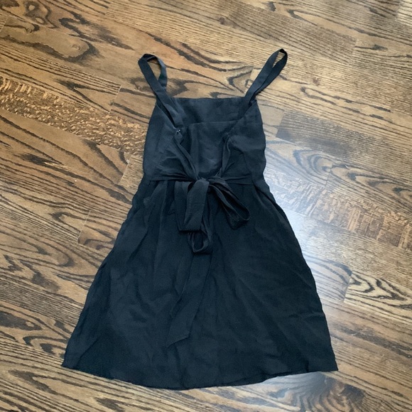 Essue Black Button Dress - Picture 4 of 4